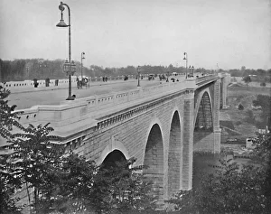 Washington Bridge, Harlem River, New York, c1897. Ersteller: Unbekannt.
