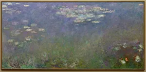 Drucke von Wasserlilien (Agapanthus), um 1915-26 Claude Monet Drucke: Wasserlilien (Agapanthus), um 1915-26