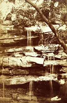 Australian Waterfalls Drucke: Waterfall, Mosman Bay. Creator: Unknown