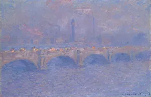 Waterloo Bridge Drucke: Waterloo Bridge, Sunlight Effect, 1903. Creator: Claude Monet