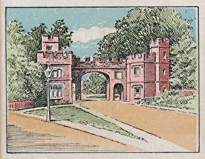Hertfordshire England Drucke: Watford, c1910