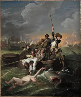 John Singleton Copley Artist Drucke: Watson and the Shark, 1782. Creator: John Singleton Copley