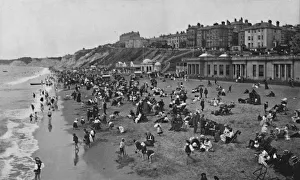 Bournemouth Beach Drucke: The West Sands, c1910
