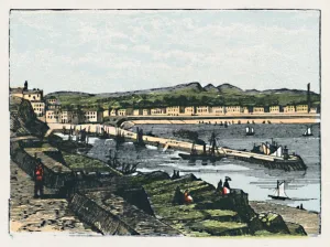 English Harbour Scene Drucke: Weymouth, c1910