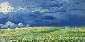 Weizenfeld unter Donnerwolken; Künstler: Van Gogh, Vincent (1853 - 1890)