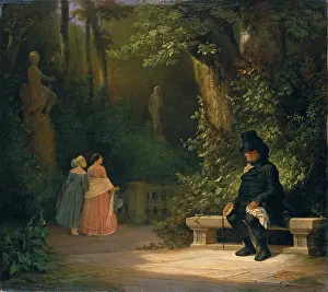 Carl Spitzweg Drucke: Der Witwer, 1844. Künstler: Carl Spitzweg