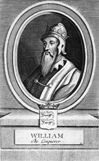 William The Conqueror Portrait Drucke: William the Conqueror