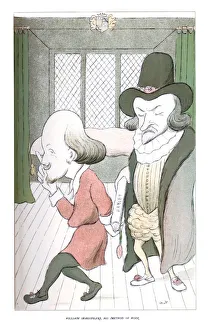Wiliam Shakespears Arbeitsweise, 1904. Künstler: Max Beerbohm