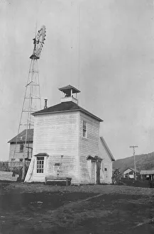 US Aerial Photography Drucke: Windmill, between c1900 and 1916. Creator: Unknown