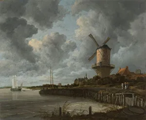 Jacob Van Ruisdael Oil Paintings Drucke: The Windmill at Wijk bij Duurstede, c.1668-c.1670. Creator: Jacob van Ruisdael
