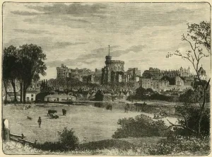 Windsor Castle Architecture Drucke: Windsor, from the Brocas, 1898. Creator: Unknown
