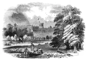 Windsor Castle von der Fluss, 1844. Ersteller: Unbekannt.