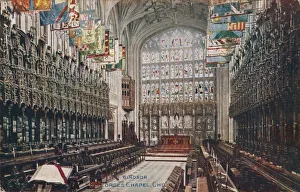Windsor, St.-Georgs-Kapelle, Chorschiff 1916