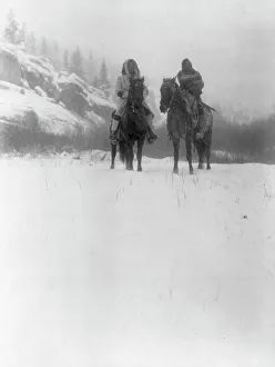 Für eine Winterkampagne - Apsaroké, 1910. Ersteller: Edward Sheriff Curtis