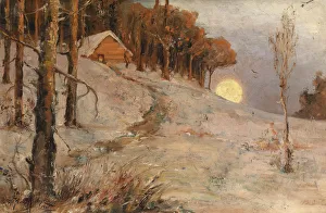 Winterschatten im Licht des Abendsonnenstrahls, 1902. Künstler: Klüber, Julij Julevičevna (Juli Julius), v