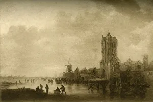 Winter auf dem Eis, 1645, (1908). Künstler: Unbekannt.