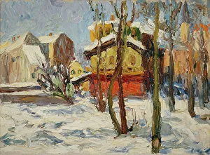 Winterschwaben 1902. Ersteller: Kandinskij Wassiljewitsch (1866 - 1944)