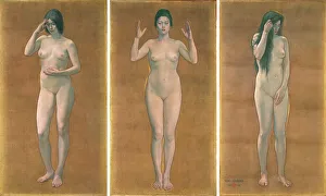 Weisheit, Eindruck, Gefühl (Dreiteiliger) 1899. Ersteller: Seiki; Kuroda