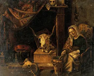 Witchcraft Art Drucke: A witch. Creator: Unknown