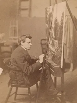 Male Painter Occupation Drucke: Wm. T. Richards, 1860s. Creator: Unknown