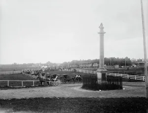 British Military History Photos Drucke: Wolfe's Monument, Plains of Abraham, Quebec, (1901?). Creator: Unknown