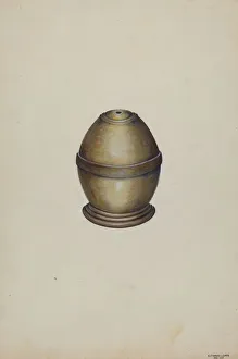 Holzseilhalter, um 1936 von Edward L.Loper geschaffen