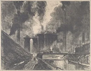 Arbeitsburgen, Wolverhampton, 1912. Ersteller: Joseph Pennell