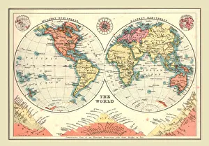 Die Welt im Halben Kreis, 1902; Erfinder unbekannt