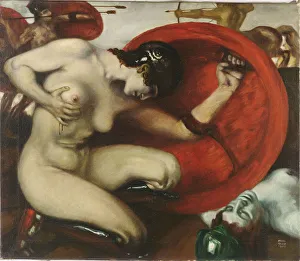 Allegory In Literature Artwork Drucke: Wounded Amazon