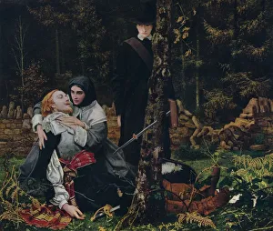 William Shakespeare Burton - Der verwundete Kavalier, 1855