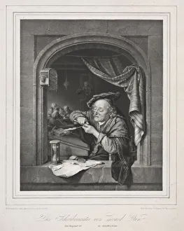 Der Schriftmeister des alten Meisters, 1836. Erfinder: Franz Seraph Hanfstaengl