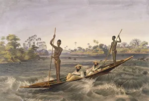 Zanjueelah, der Bootsmann der Räder, veröffentlicht 1865. Ersteller: Thomas Baines (1820-75)