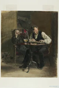 Der Geiger der Zither, 1876. Ersteller: Thomas Eakins