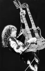 Jimi Page von Led Zeppelin