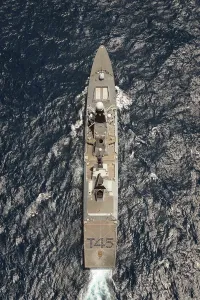 Zweiter Klasse Zerstörer HMS Dauntless