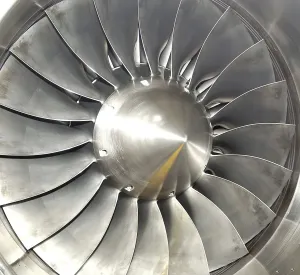 Royal Air Force Equipment Drucke: Blades of a RAF Typhoon Jet Engine