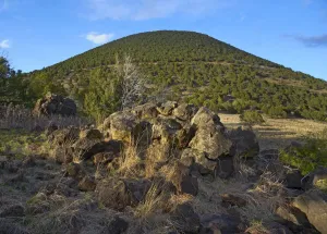 Kapulins Vulkan Aschecode, ausgestorben Kapulins Vulkan-Nationalmonument in Neumexiko