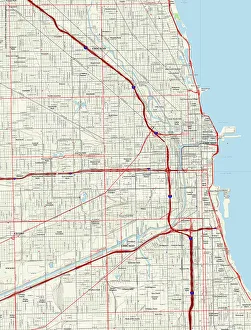 Chicagoer Stadtplan
