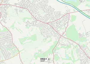 Hertsmere WD23 1 Karte