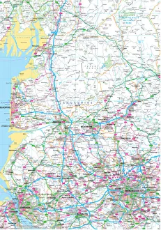 Karten der Grafschaft Lancashire