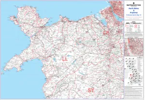 Kraftpostbezirks- und Kartenblattmappe Blatt 16 Nordwales und Isle of Anglesey