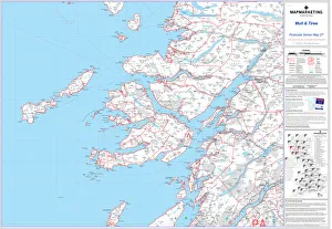 Bilder Datiert 18. April 2020: postcode Sektionskarte Blatt 27 Mull und Tiree