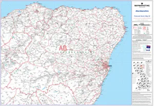 Bilder Datiert 18. April 2020: Kraftfahrzeugkennzeichenblatt Blatt 32 Schottland - Aberdeen