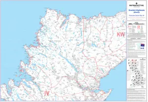 Kraftpostbezirkskartenblatt Blatt 34 Schottische Hochlande Nord