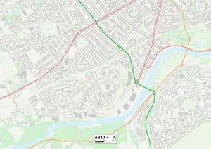 Aberdeen AB10 7 Karte
