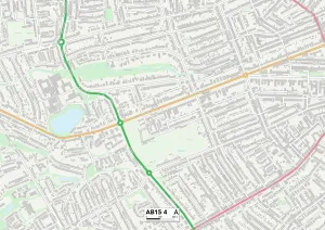 Aberdeen AB15 4 Karte