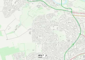 Aberdeen AB16 7 Karte