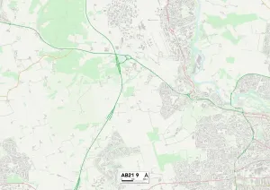 Aberdeen AB21 9 Karte