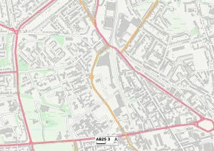 Aberdeen AB25 3 Karte