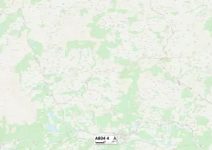 Aberdeenshire, AB34 4 Karte